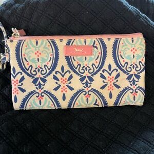 Scout Pink and Blue Wristlet